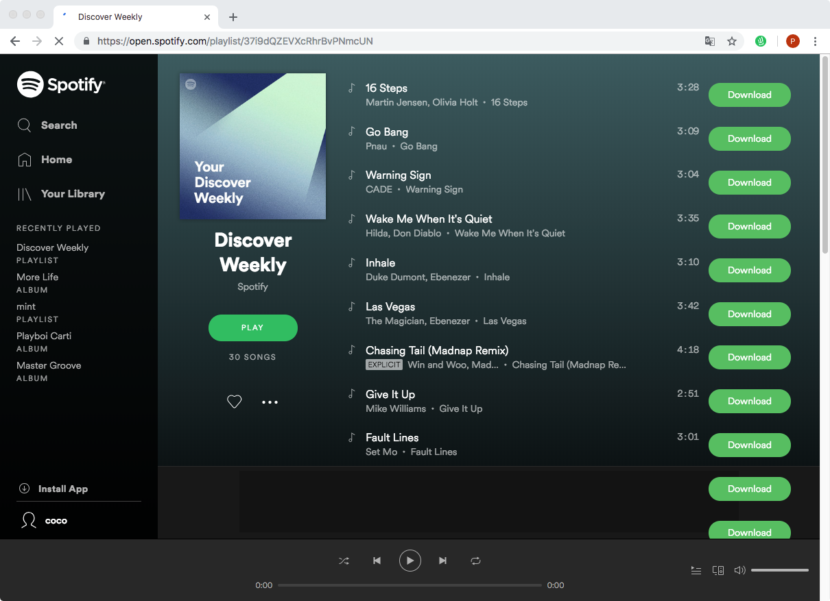 download spotify playlist to 320 mp3